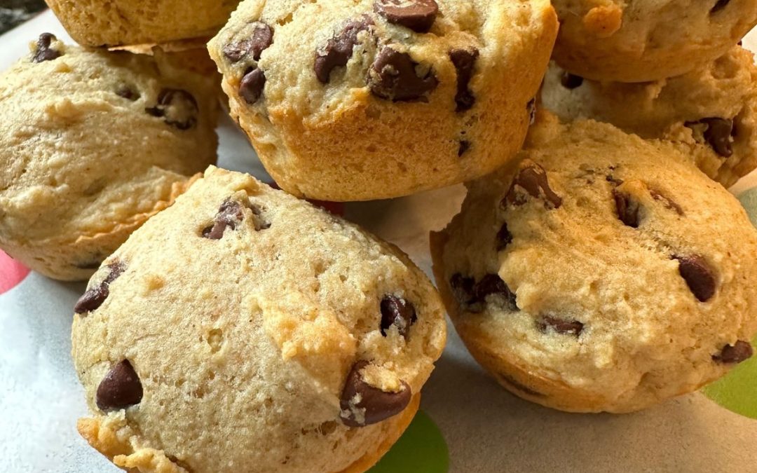 Easy Protein Chocolate Chip Muffins